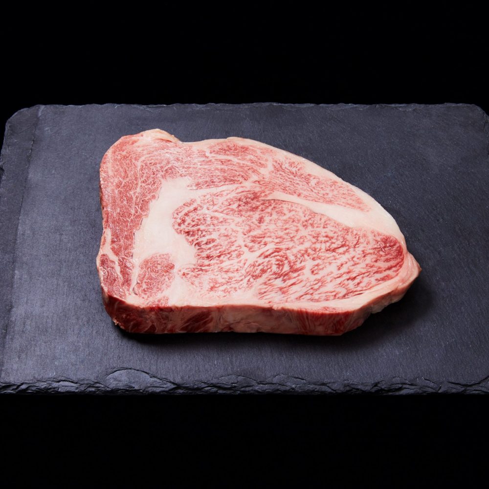 A5 Rib Eye Steak <br> 2.2lbs (1kg) <br>Japanese Miyazaki Kuroge Wagyu Beef